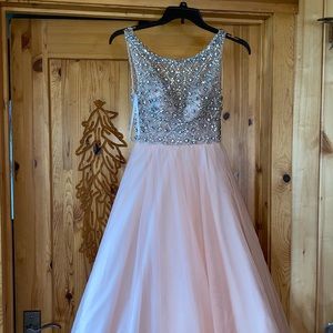 pink prom dress